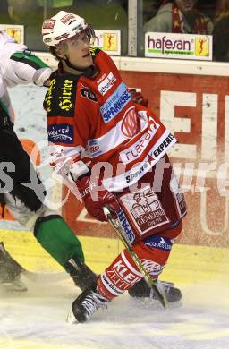 EBEL. Eishockey Bundesliga. KAC gegen HDD TILIA Olimpija Ljubljana. Manuel Geier (KAC). Klagenfurt, am 5.12.2010.
Foto: Kuess 

---
pressefotos, pressefotografie, kuess, qs, qspictures, sport, bild, bilder, bilddatenbank