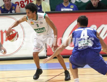 Basketball Bundesliga. Woerthersee Piraten gegen Allianz Swans Gmunden.  Samuel Bachlechner  (Piraten). Klagenfurt, 4.12.2010.
Foto:  Kuess

---
pressefotos, pressefotografie, kuess, qs, qspictures, sport, bild, bilder, bilddatenbank