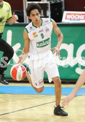 Basketball Bundesliga. Woerthersee Piraten gegen Allianz Swans Gmunden.  Samuel Bachlechner  (Piraten). Klagenfurt, 4.12.2010.
Foto:  Kuess

---
pressefotos, pressefotografie, kuess, qs, qspictures, sport, bild, bilder, bilddatenbank