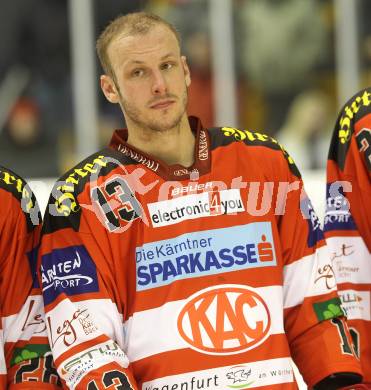 EBEL. Eishockey Bundesliga. KAC gegen HDD TILIA Olimpija Ljubljana. Johannes Kirisits (KAC). Klagenfurt, am 5.12.2010.
Foto: Kuess 

---
pressefotos, pressefotografie, kuess, qs, qspictures, sport, bild, bilder, bilddatenbank