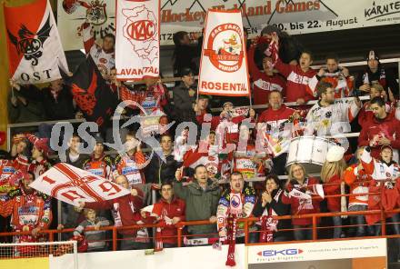 EBEL. Eishockey Bundesliga. KAC gegen HDD TILIA Olimpija Ljubljana. Fans (KAC). Klagenfurt, am 5.12.2010.
Foto: Kuess 

---
pressefotos, pressefotografie, kuess, qs, qspictures, sport, bild, bilder, bilddatenbank