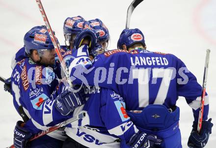 EBEL. Eishockey Bundesliga. KAC gegen EV Vienna Capitals. Torjubel VSV. Klagenfurt, am 10.12.2010.
Foto: Kuess 

---
pressefotos, pressefotografie, kuess, qs, qspictures, sport, bild, bilder, bilddatenbank