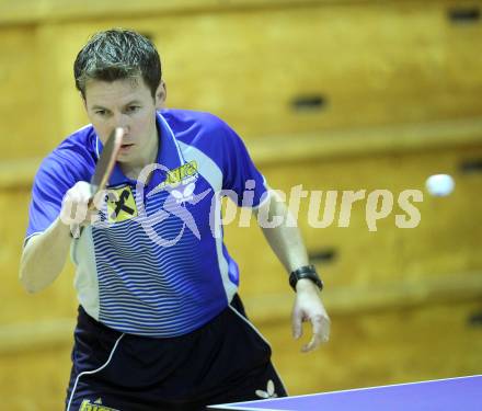 Tischtennis Bundesliga. ASVOE RB Lavamuend gegen TTV Salzburg.  Josef Matschitsch  (Lavamuend). Lavamuend, am 12.12.2010.
Foto: Kuess
---
pressefotos, pressefotografie, kuess, qs, qspictures, sport, bild, bilder, bilddatenbank