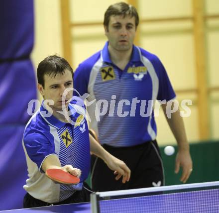 Tischtennis Bundesliga. ASVOE RB Lavamuend gegen TTV Salzburg. Krisztian Szabo, Zoltan Zoltan (Lavamuend). Lavamuend, am 12.12.2010.
Foto: Kuess
---
pressefotos, pressefotografie, kuess, qs, qspictures, sport, bild, bilder, bilddatenbank