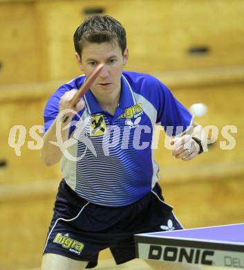 Tischtennis Bundesliga. ASVOE RB Lavamuend gegen TTV Salzburg.  Josef Matschitsch  (Lavamuend). Lavamuend, am 12.12.2010.
Foto: Kuess
---
pressefotos, pressefotografie, kuess, qs, qspictures, sport, bild, bilder, bilddatenbank