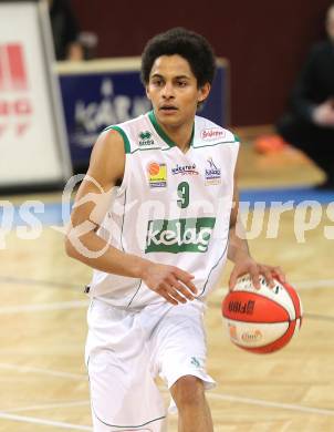 Basketball Bundesliga. Woerthersee Piraten gegen Ece Bulls Kapfenberg.  Samuel Bachlechner (Piraten). Klagenfurt, 11.12.2010.
Foto:  Kuess

---
pressefotos, pressefotografie, kuess, qs, qspictures, sport, bild, bilder, bilddatenbank