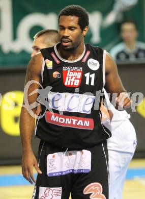 Basketball Bundesliga. Woerthersee Piraten gegen Ece Bulls Kapfenberg.  Demetrius Nelson (Kapfenberg). Klagenfurt, 11.12.2010.
Foto:  Kuess

---
pressefotos, pressefotografie, kuess, qs, qspictures, sport, bild, bilder, bilddatenbank