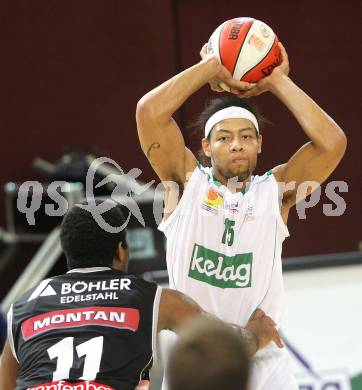 Basketball Bundesliga. Woerthersee Piraten gegen Ece Bulls Kapfenberg.  Thomas Kennedy (Piraten). Klagenfurt, 11.12.2010.
Foto:  Kuess

---
pressefotos, pressefotografie, kuess, qs, qspictures, sport, bild, bilder, bilddatenbank