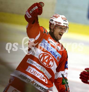 EBEL. Eishockey Bundesliga. KAC gegen VSV. Torjubel Gregor Hager(KAC). Klagenfurt, am 21.12.2010.
Foto: Kuess 

---
pressefotos, pressefotografie, kuess, qs, qspictures, sport, bild, bilder, bilddatenbank