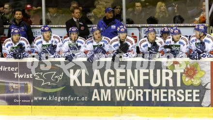 EBEL. Eishockey Bundesliga. KAC gegen VSV. VSV Spieler. Klagenfurt, am 21.12.2010.
Foto: Kuess 

---
pressefotos, pressefotografie, kuess, qs, qspictures, sport, bild, bilder, bilddatenbank