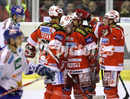 EBEL. Eishockey Bundesliga. KAC gegen VSV. Torjubel KAC. Klagenfurt, am 21.12.2010.
Foto: Kuess 

---
pressefotos, pressefotografie, kuess, qs, qspictures, sport, bild, bilder, bilddatenbank