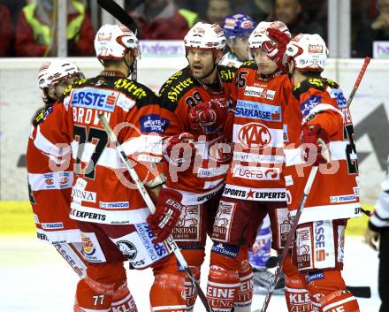 EBEL. Eishockey Bundesliga. KAC gegen VSV. Torjubel KAC. Klagenfurt, am 21.12.2010.
Foto: Kuess 

---
pressefotos, pressefotografie, kuess, qs, qspictures, sport, bild, bilder, bilddatenbank