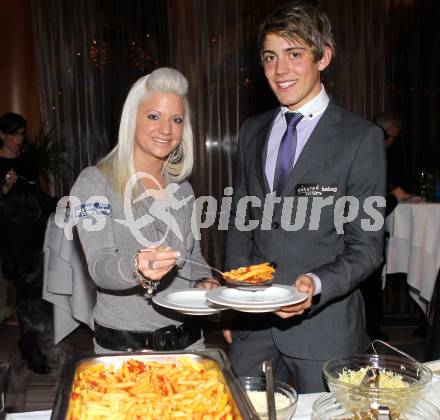 Sportgala. Wahl zum Sportler des Jahres. Tamara Dolzer (Karate), Philipp Orter (Nordische Kombination). Velden, 22.12.2010.
Foto: Kuess 

---
pressefotos, pressefotografie, kuess, qs, qspictures, sport, bild, bilder, bilddatenbank