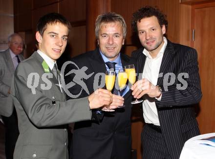 Sportgala. Wahl zum Kaerntner Sportler des Jahres. Nordische Kombination, Radsport. Tomaz Druml, Marijan Velik, Peter Paco Wrolich. Velden, Casineum, am 22.12.2010.
Foto: Kuess
---
pressefotos, pressefotografie, kuess, qs, qspictures, sport, bild, bilder, bilddatenbank