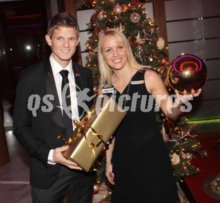 Sportgala. Wahl zum Kaerntner Sportler des Jahres. Schispringen, Billard. Thomas Morgenstern, Jasmin Ouschan. Velden, Casineum, am 22.12.2010.
Foto: Kuess
---
pressefotos, pressefotografie, kuess, qs, qspictures, sport, bild, bilder, bilddatenbank