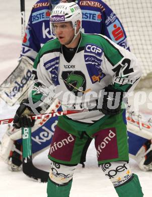 EBEL. Eishockey Bundesliga. EC Pasut VSV gegen HDD TILIA Olimpija Ljubljana. John Hughes (Laibach). Villach, am 26.11.2010.
Foto: Kuess 


---
pressefotos, pressefotografie, kuess, qs, qspictures, sport, bild, bilder, bilddatenbank