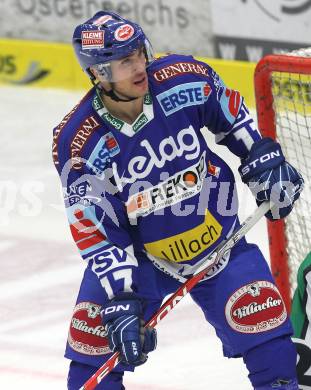 EBEL. Eishockey Bundesliga. EC Pasut VSV gegen HDD TILIA Olimpija Ljubljana. Joshua Langfeld (VSV). Villach, am 26.11.2010.
Foto: Kuess 


---
pressefotos, pressefotografie, kuess, qs, qspictures, sport, bild, bilder, bilddatenbank