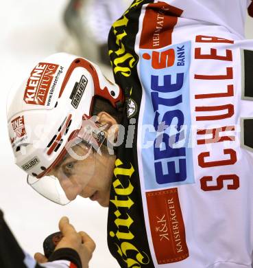 EBEL. Eishockey Bundesliga. EC KAC gegen Alba Volan SAPA Fehervar AV19. David Schuller (KAC). Klagenfurt, am 28.12.2010.
Foto: Kuess 

---
pressefotos, pressefotografie, kuess, qs, qspictures, sport, bild, bilder, bilddatenbank