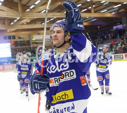 EBEL. Eishockey Bundesliga. EC Rekordfenster VSV gegen Red Bull Salzburg. Jubel Jonathan Ferland (VSV). Villach, am 30.12.2010.
Foto: Kuess
---
pressefotos, pressefotografie, kuess, qs, qspictures, sport, bild, bilder, bilddatenbank