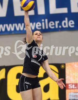 Volleyball Challenge Cup. ATSC Sparkasse Klagenfurt Wildcats gegen Igtisadchi Baku. Sophie Wallner (Wildcats). Klagenfurt, am 15.12.2010.
Foto: Kuess
---
pressefotos, pressefotografie, kuess, qs, qspictures, sport, bild, bilder, bilddatenbank