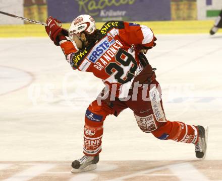 EBEL. Eishockey Bundesliga. EC KAC gegen HK Acroni Jesenice. BRANDNER Christoph (KAC). Klagenfurt, am 2.1.2011.
Foto: Kuess 

---
pressefotos, pressefotografie, kuess, qs, qspictures, sport, bild, bilder, bilddatenbank