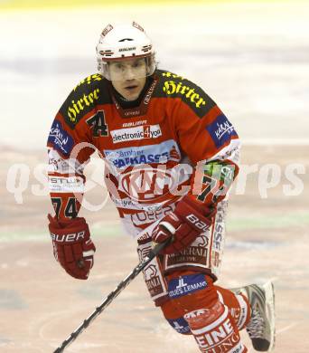 EBEL. Eishockey Bundesliga. EC KAC gegen HK Acroni Jesenice. KALT Dieter (KAC). Klagenfurt, am 2.1.2011.
Foto: Kuess 

---
pressefotos, pressefotografie, kuess, qs, qspictures, sport, bild, bilder, bilddatenbank