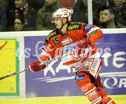 EBEL. Eishockey Bundesliga. EC KAC gegen HK Acroni Jesenice. SCHELLANDER Paul (KAC). Klagenfurt, am 2.1.2011.
Foto: Kuess 

---
pressefotos, pressefotografie, kuess, qs, qspictures, sport, bild, bilder, bilddatenbank