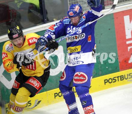 EBEL. Eishockey Bundesliga. EC Rekordfenster VSV gegen Vienna Capitals. Roland Kaspitz (VSV). Villach, am 4.1.2011.
Foto: Kuess

---
pressefotos, pressefotografie, kuess, qs, qspictures, sport, bild, bilder, bilddatenbank