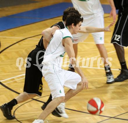 Basketball Bundesliga. Woerthersee Piraten gegen WBC Raiffeisen Wels.  Martin Breithuber (Piraten). Klagenfurt, 18.12.2010.
Foto:  Kuess

---
pressefotos, pressefotografie, kuess, qs, qspictures, sport, bild, bilder, bilddatenbank