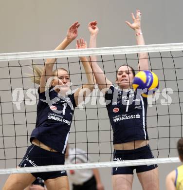 Volleyball MEL. ATSC Wildcats gegen VK Modranska Prostejov. Maja Gustin, Sophie Wallner (Wildcats). Klagenfurt, 7.1.2011.
Foto: Kuess
---
pressefotos, pressefotografie, kuess, qs, qspictures, sport, bild, bilder, bilddatenbank