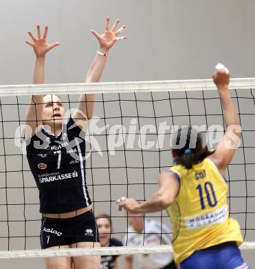 Volleyball MEL. ATSC Wildcats gegen VK Modranska Prostejov. Sophie Wallner (Wildcats). Klagenfurt, 7.1.2011.
Foto: Kuess
---
pressefotos, pressefotografie, kuess, qs, qspictures, sport, bild, bilder, bilddatenbank