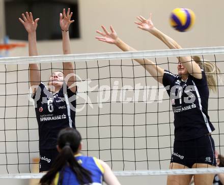 Volleyball MEL. ATSC Wildcats gegen VK Modranska Prostejov. Rosalinda Seidl, Maja Gustin (Wildcats). Klagenfurt, 7.1.2011.
Foto: Kuess
---
pressefotos, pressefotografie, kuess, qs, qspictures, sport, bild, bilder, bilddatenbank