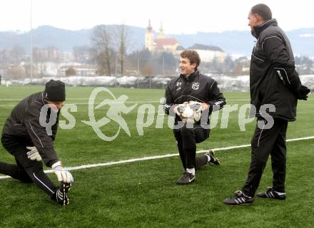 Fussball. WAC/St.Andrae. Trainingsbeginn. Dobnik Christian, Friesacher Max, Obex Christof. St. Andrae, 10.1.2011.
Foto: Kuess
---
pressefotos, pressefotografie, kuess, qs, qspictures, sport, bild, bilder, bilddatenbank