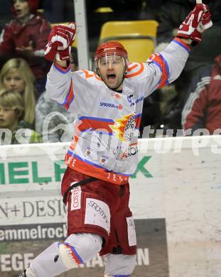 EBEL. Eishockey Bundesliga. EC KAC gegen HK Acroni Jesenice. Hafner Tomi (Jesenice). Klagenfurt, am 9.1.2011.
Foto: Kuess 

---
pressefotos, pressefotografie, kuess, qs, qspictures, sport, bild, bilder, bilddatenbank