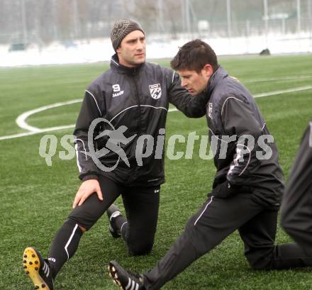 Fussball. WAC/St.Andrae. Trainingsbeginn. Reich Marco, Kreuz Markus. St. Andrae, 10.1.2011.
Foto: Kuess
---
pressefotos, pressefotografie, kuess, qs, qspictures, sport, bild, bilder, bilddatenbank