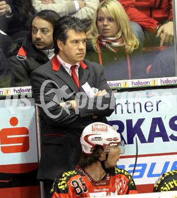 EBEL. Eishockey Bundesliga. EC KAC gegen HK Acroni Jesenice. Manny Viveiros (KAC). Klagenfurt, am 9.1.2011.
Foto: Kuess 

---
pressefotos, pressefotografie, kuess, qs, qspictures, sport, bild, bilder, bilddatenbank