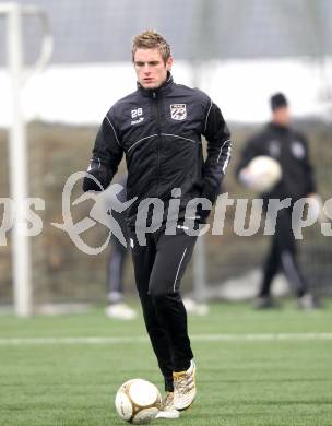 Fussball. WAC/St.Andrae. Trainingsbeginn. Sollbauer Michael.  St. Andrae, 10.1.2011.
Foto: Kuess
---
pressefotos, pressefotografie, kuess, qs, qspictures, sport, bild, bilder, bilddatenbank