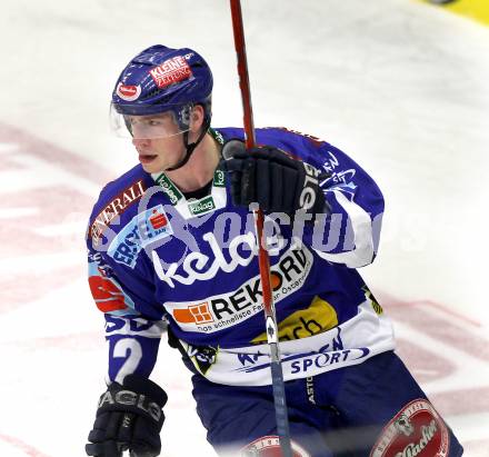 EBEL. Eishockey Bundesliga. EC Rekordfenster VSV gegen SAPA Fehervar AV19. Torjubel Michael Raffl (VSV). Villach, am 14.1.2011.
Foto: Kuess

---
pressefotos, pressefotografie, kuess, qs, qspictures, sport, bild, bilder, bilddatenbank