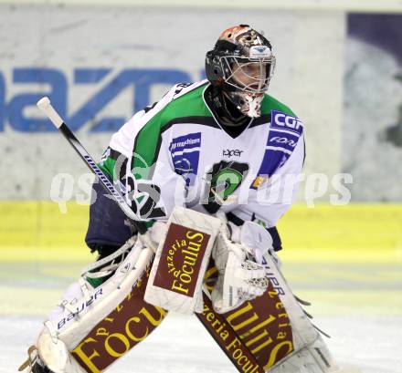 EBEL. Eishockey Bundesliga. EC KAC gegen HDD TILIA Olimpija Ljubljana. Jan Chabera (Laibach). Klagenfurt, am 16.1.2011.
Foto: Kuess 

---
pressefotos, pressefotografie, kuess, qs, qspictures, sport, bild, bilder, bilddatenbank