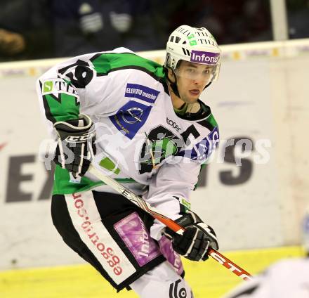 EBEL. Eishockey Bundesliga. EC KAC gegen HDD TILIA Olimpija Ljubljana. Ziga Pance (Laibach). Klagenfurt, am 16.1.2011.
Foto: Kuess 

---
pressefotos, pressefotografie, kuess, qs, qspictures, sport, bild, bilder, bilddatenbank