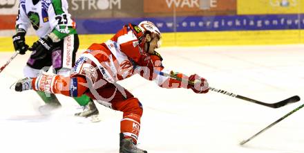 EBEL. Eishockey Bundesliga. EC KAC gegen HDD TILIA Olimpija Ljubljana. Schuller David (KAC). Klagenfurt, am 16.1.2011.
Foto: Kuess 

---
pressefotos, pressefotografie, kuess, qs, qspictures, sport, bild, bilder, bilddatenbank