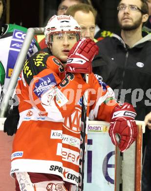 EBEL. Eishockey Bundesliga. EC KAC gegen HDD TILIA Olimpija Ljubljana. Spurgeon Tyler (KAC). Klagenfurt, am 16.1.2011.
Foto: Kuess 

---
pressefotos, pressefotografie, kuess, qs, qspictures, sport, bild, bilder, bilddatenbank