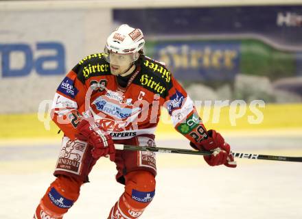 EBEL. Eishockey Bundesliga. EC KAC gegen HDD TILIA Olimpija Ljubljana. Brandner Christoph (KAC). Klagenfurt, am 16.1.2011.
Foto: Kuess 

---
pressefotos, pressefotografie, kuess, qs, qspictures, sport, bild, bilder, bilddatenbank