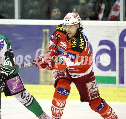 EBEL. Eishockey Bundesliga. EC KAC gegen HDD TILIA Olimpija Ljubljana. Brandner Christoph (KAC). Klagenfurt, am 16.1.2011.
Foto: Kuess 

---
pressefotos, pressefotografie, kuess, qs, qspictures, sport, bild, bilder, bilddatenbank