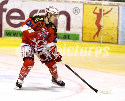 EBEL. Eishockey Bundesliga. EC KAC gegen HDD TILIA Olimpija Ljubljana. Scofield Tyler (KAC). Klagenfurt, am 16.1.2011.
Foto: Kuess 

---
pressefotos, pressefotografie, kuess, qs, qspictures, sport, bild, bilder, bilddatenbank