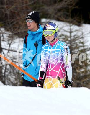 Schi Alpin. Ski Weltcup. Lindsey Vonn (USA), Trainer. Innerkrems, am 14.1.2011.
Foto: Kuess

---
pressefotos, pressefotografie, kuess, qs, qspictures, sport, bild, bilder, bilddatenbank