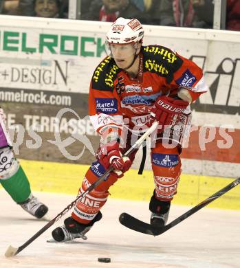 EBEL. Eishockey Bundesliga. EC KAC gegen HDD TILIA Olimpija Ljubljana. Furey Kirk (KAC). Klagenfurt, am 16.1.2011.
Foto: Kuess 

---
pressefotos, pressefotografie, kuess, qs, qspictures, sport, bild, bilder, bilddatenbank