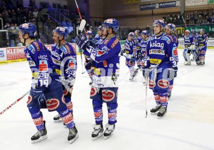 EBEL. Eishockey Bundesliga. EC  VSV gegen EC Red Bull Salzburg.  Stefan Bacher, Gerhard Unterluggauer, Andreas Kristler (VSV). Villach, am 21.1.2011.
Foto: Kuess 


---
pressefotos, pressefotografie, kuess, qs, qspictures, sport, bild, bilder, bilddatenbank