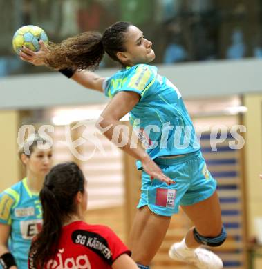 Handball. Women Handball Austria. SG Witasek Kaernten gegen Hypo Niederoesterreich 1. Alexandra Nascimento (Niederoesterreich). Feldkirchen, am 23.1.2011.
Foto: Kuess
---
pressefotos, pressefotografie, kuess, qs, qspictures, sport, bild, bilder, bilddatenbank