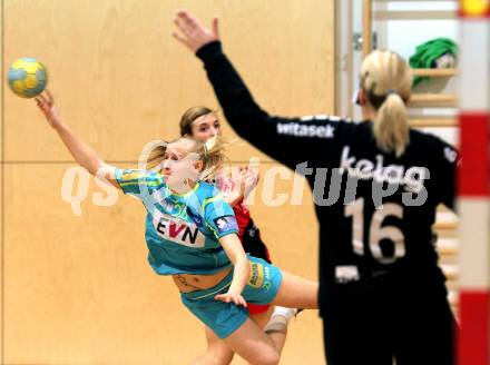 Handball. Women Handball Austria. SG Witasek Kaernten gegen Hypo Niederoesterreich 1.  Yvonne Riesenhuber (Niederoesterreich). Feldkirchen, am 23.1.2011.
Foto: Kuess
---
pressefotos, pressefotografie, kuess, qs, qspictures, sport, bild, bilder, bilddatenbank